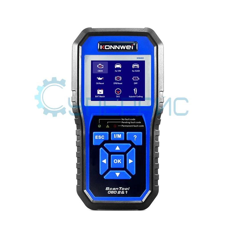 Сканер Konnwei KW450 для диагностики автомобиля фото 3