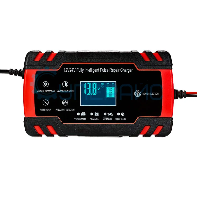 Быстрая зарядка для автомобильного аккумулятора ANHTCzyx ZYX-J30 (12 В/8 А, 24 В/4 А) фото 1