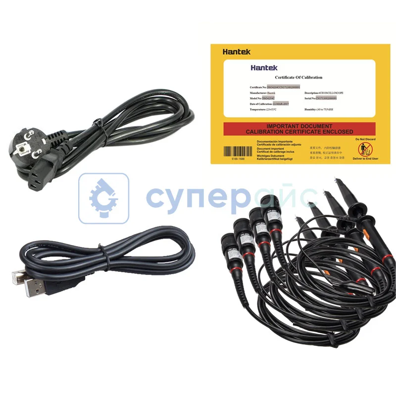 Цифровой настольный осциллограф Hantek DSO4084B фото 5