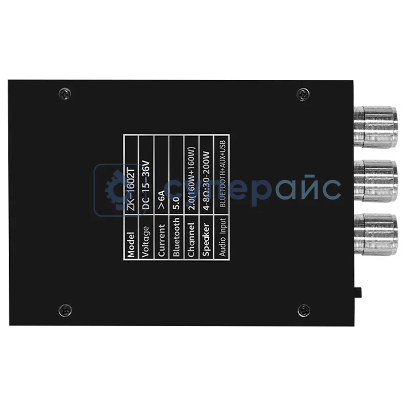 Аудио усилитель мощности SIENWINY ZK-1602T фото 2