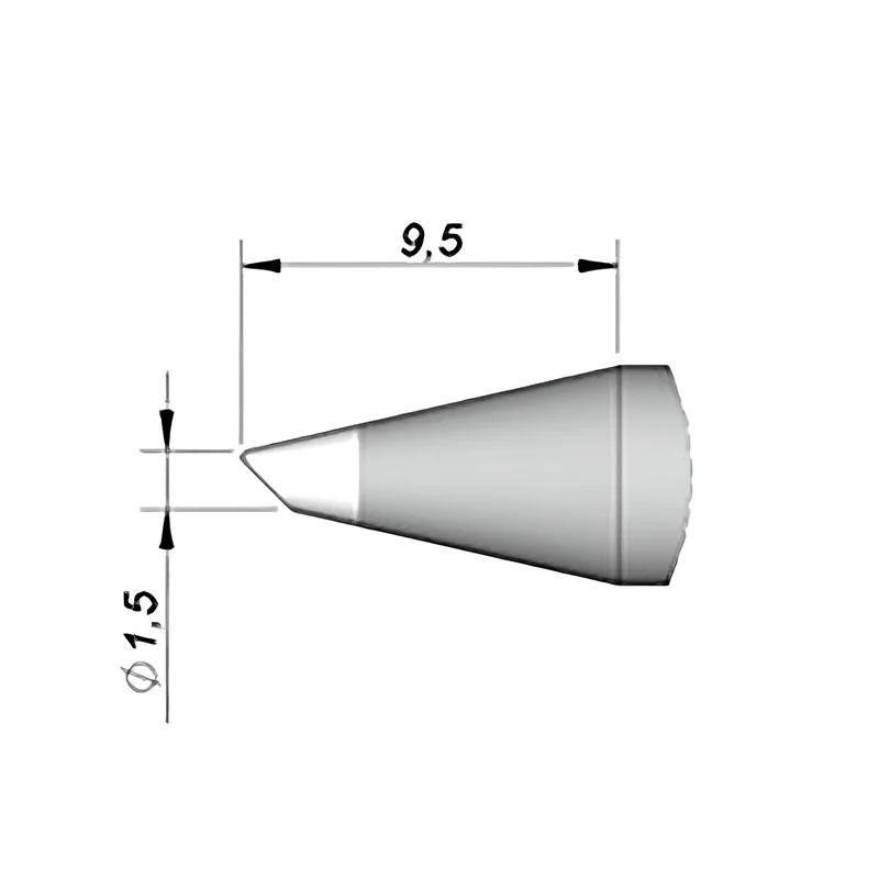 Наконечник JBC C245-405 скошенный (1,5 мм) фото 2