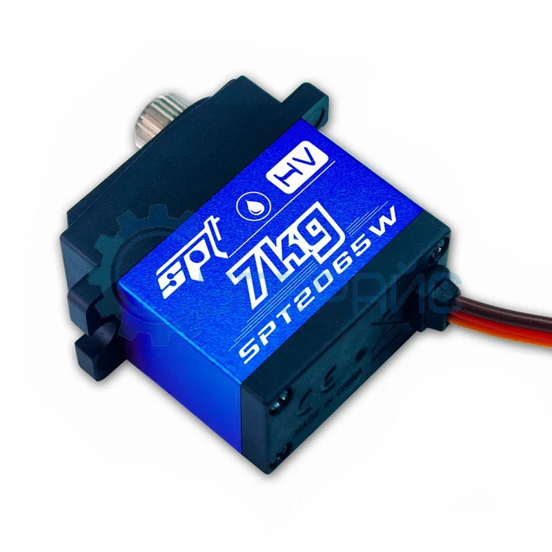 Водонепроницаемый серводвигатель SPT Servo SPT2065W (180°, 7 кг*с*см) фото 1