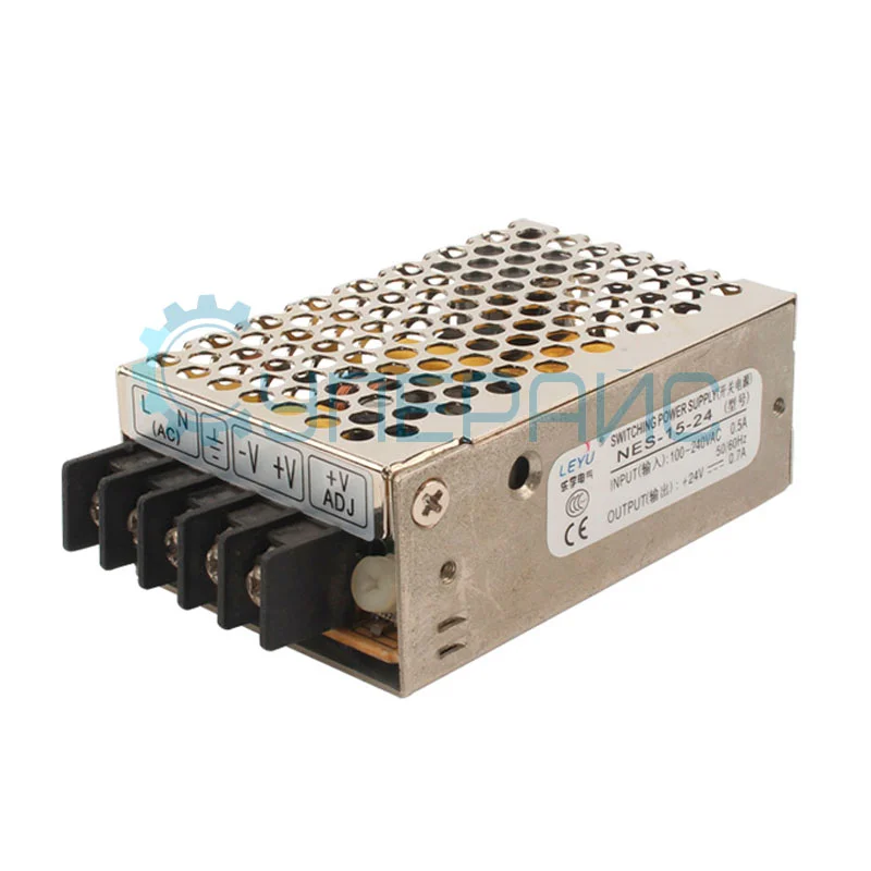 Блок питания Leyu NES-15-24 (24В, 0.6А, 15Вт) фото 1