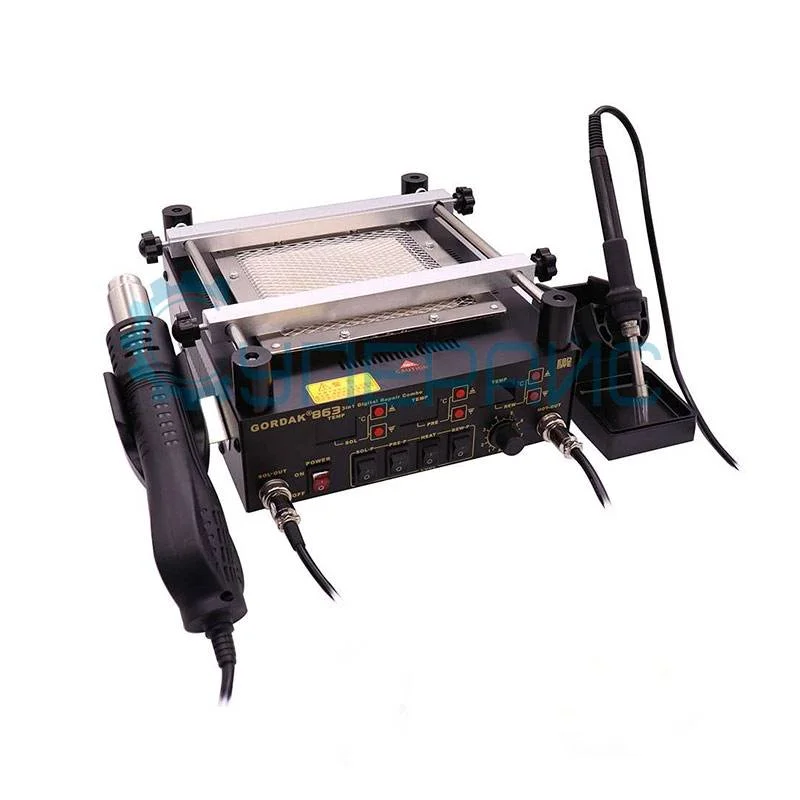 Паяльная станция GORDAK 863 3 в 1 фото 2