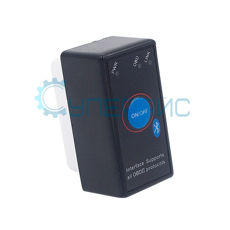 Адаптер ELM327 Bluetooth 2.0 mini 1.5 с кнопкой on-off на чипе PIC18F25K80 фото 2