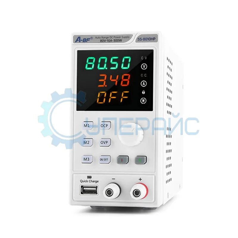 Цифровой лабораторный блок питания A-BF SS-8010HP (80 В, 10 А, 300 Вт) фото 1