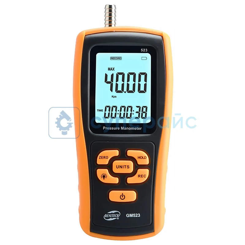 Манометр давления для природного газа BENETECH GM523 фото 1