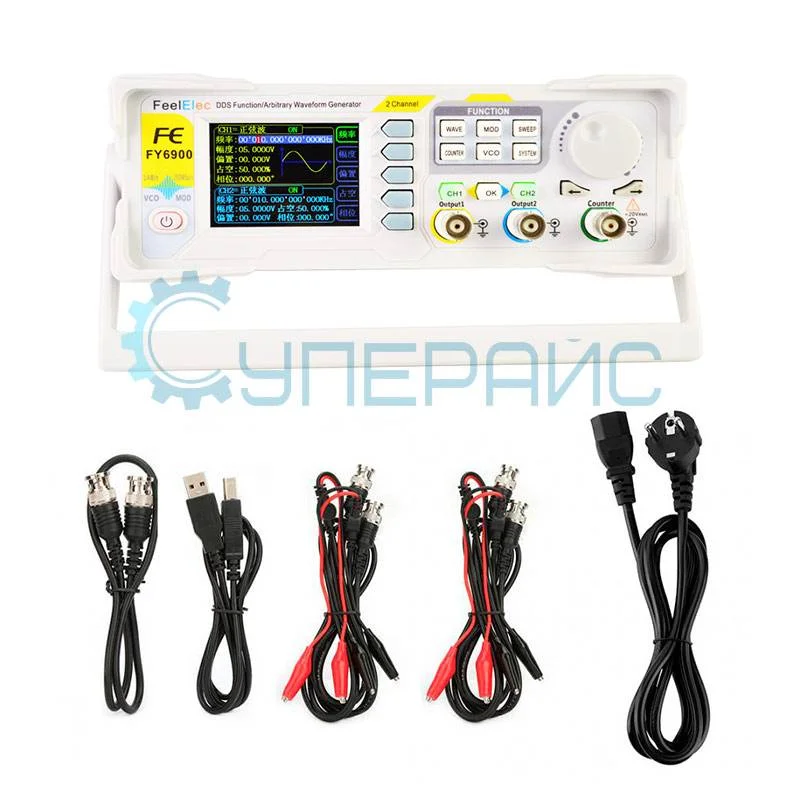 Двухканальный генератор сигналов FeelTech FeelElec FY6900-30M фото 6