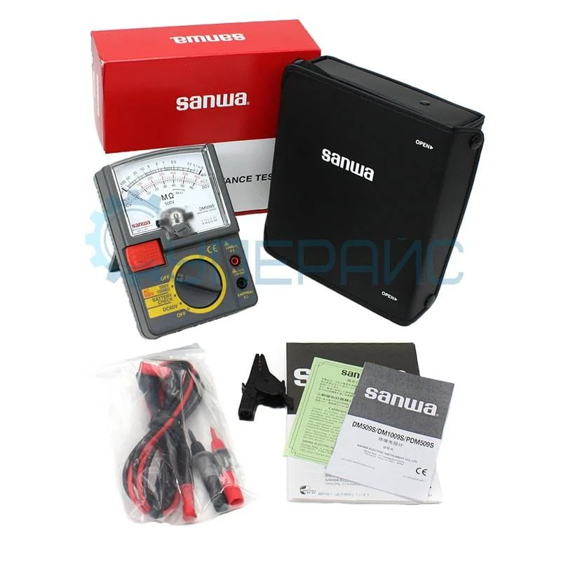 Прибор для измерения сопротивления изоляции Sanwa DM509S фото 3