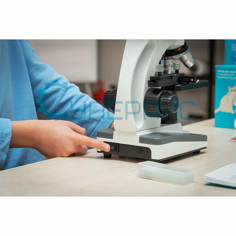 Учебный биологический микроскоп Supereyes MyLab M20 с камерой-окуляром и набором для опытов фото 4