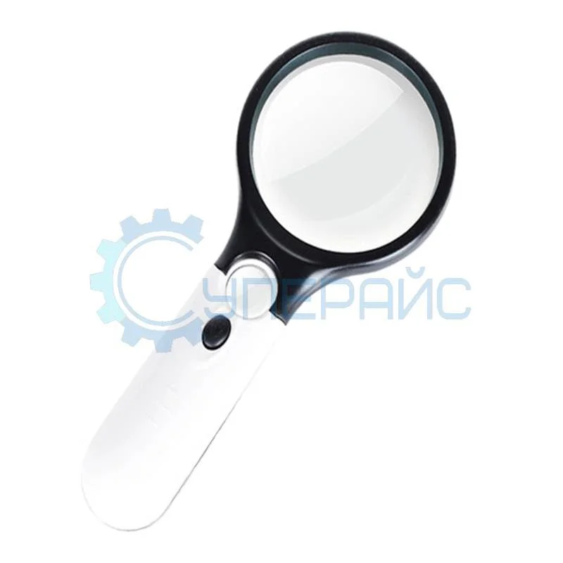 Лупа ручная ZQ-103 со светодиодной подсветкой фото 1