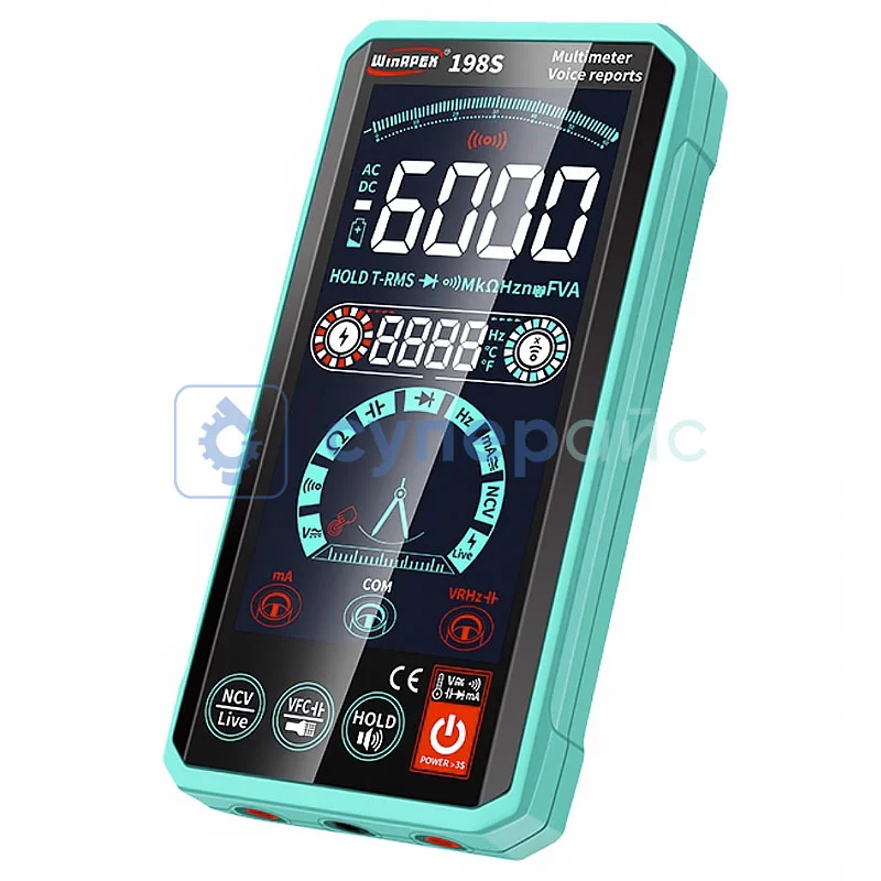 Сенсорный мультиметр WinAPEX 198B фото 1