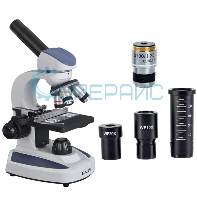 Учебный микроскоп SAGA 4000х фото 1