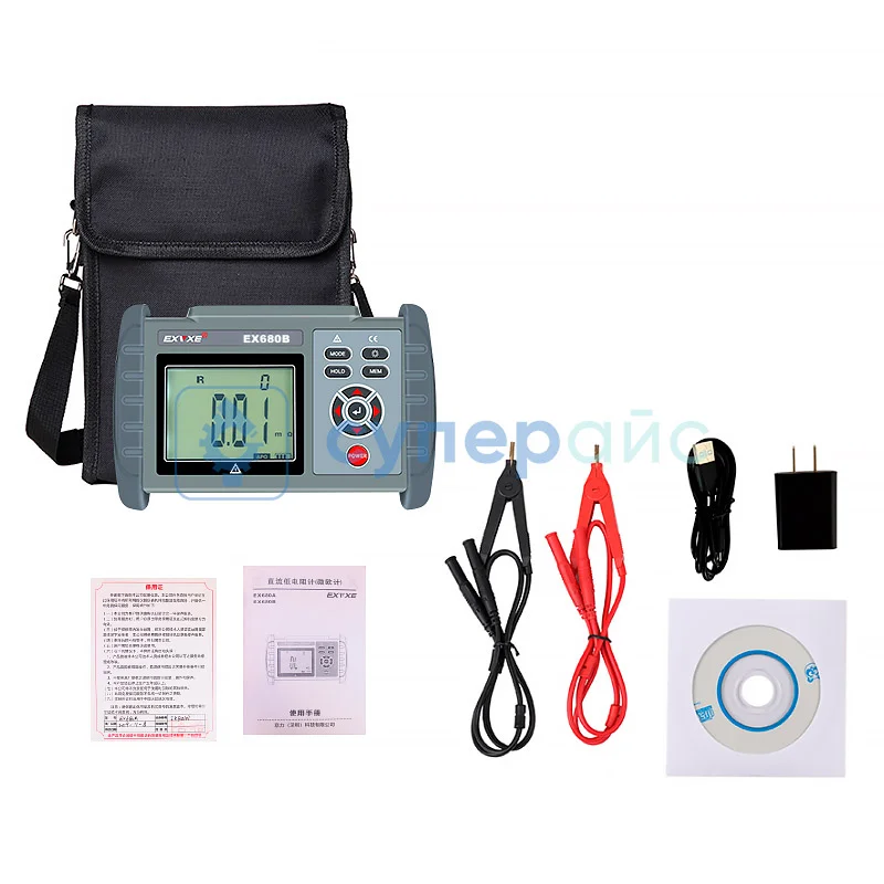 Анализатор низкого сопротивления EXVXE EX680B фото 4