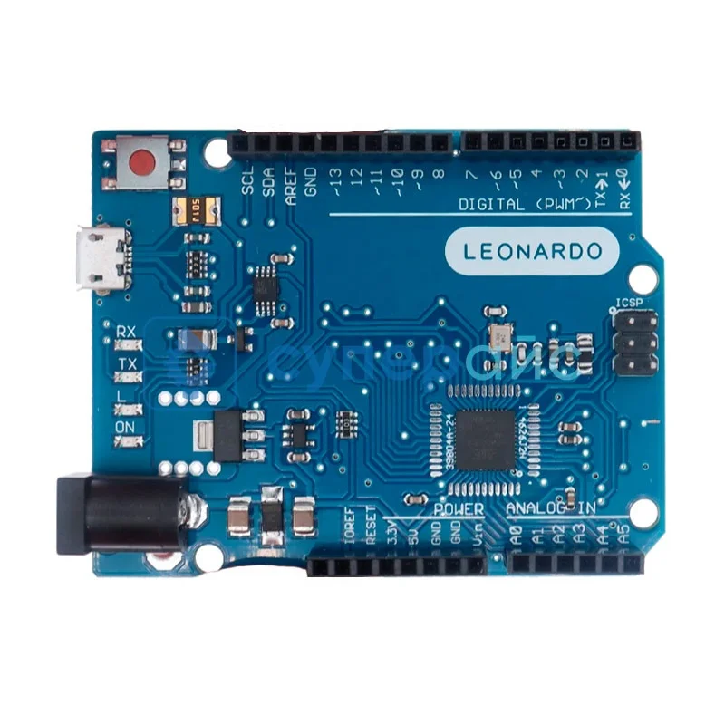 Плата Leonardo R3 (Arduino - совместимая ATMEGA32U4), программируемый контроллер фото 1