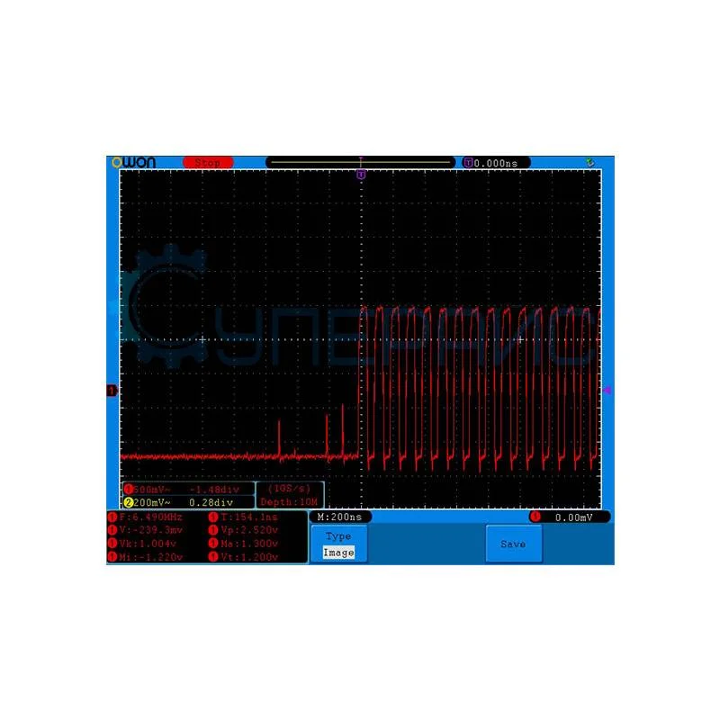 Настольный осциллограф OWON SDS7072 (2 канала, 70 МГц) фото 9