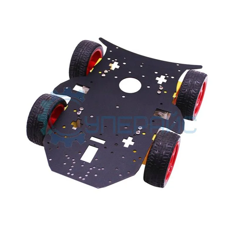 Колесная платформа шасси для робота Yahboom 4WD металлическое фото 1