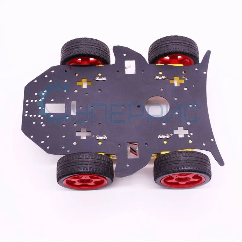 Колесная платформа шасси для робота Yahboom 4WD металлическое фото 1