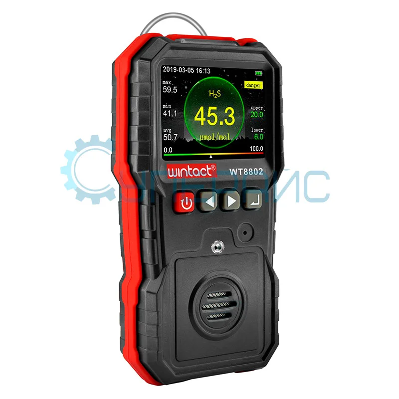 Портативный газоанализатор сероводорода Wintact WT8802 фото 1