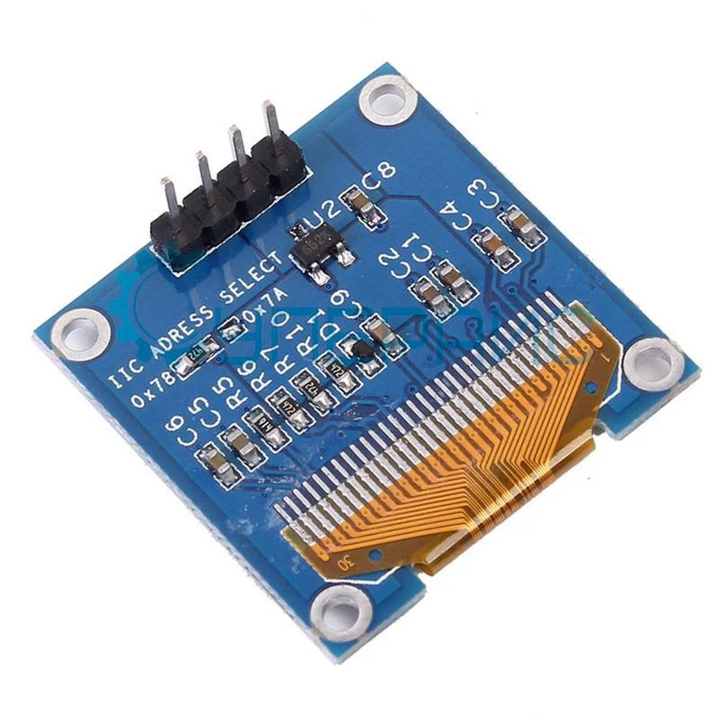 OLED дисплей I2C IIC 0.96 дюйма 128X64 белый (модуль для Arduino, обновленная версия) фото 1