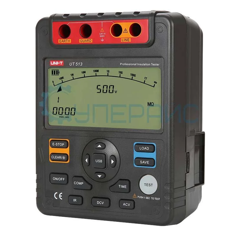 Измеритель сопротивления изоляции UNI-T UT513 фото 2