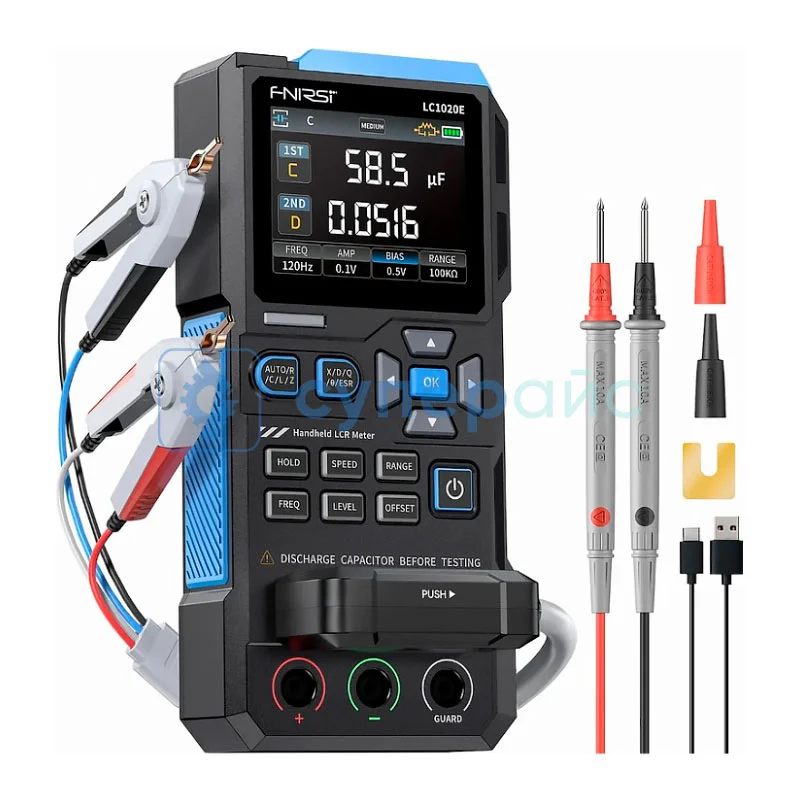 Портативный измеритель LCR FNIRSI LC1020E фото 1