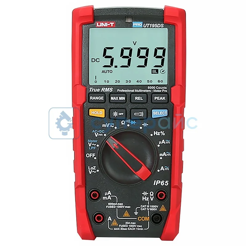 Профессиональный портативный мультиметр UNI-T UT195DS фото 1