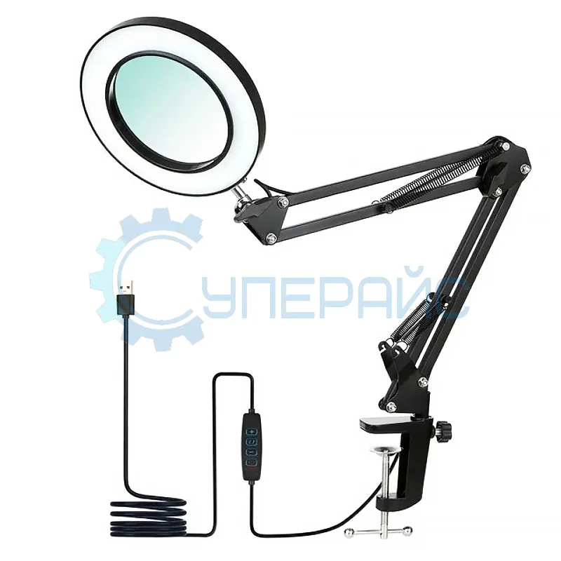 Лампа с увеличительным стеклом Qianyi MT-1028 фото 1