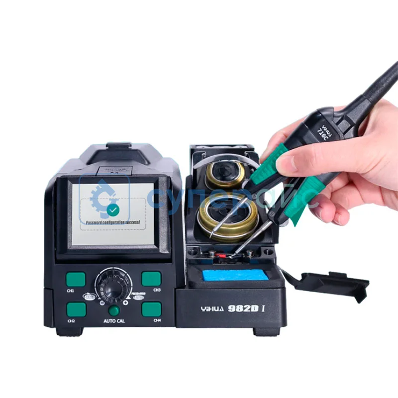 Паяльная станция с термопинцетом YIHUA 982D-I (C210) фото 1