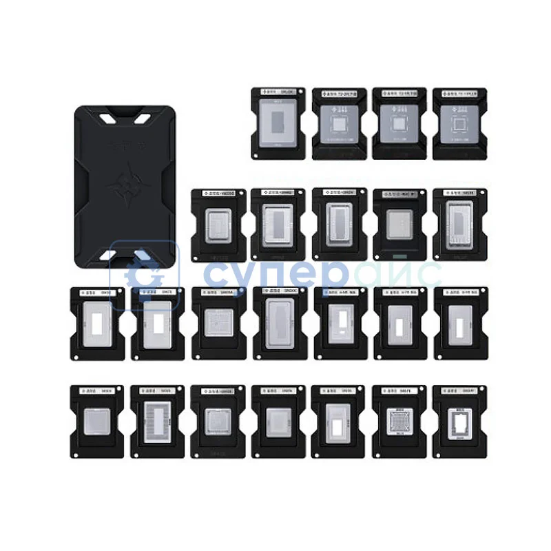 Набор трафаретов для реболлинга 23 в 1 с магнитным креплением фото 1