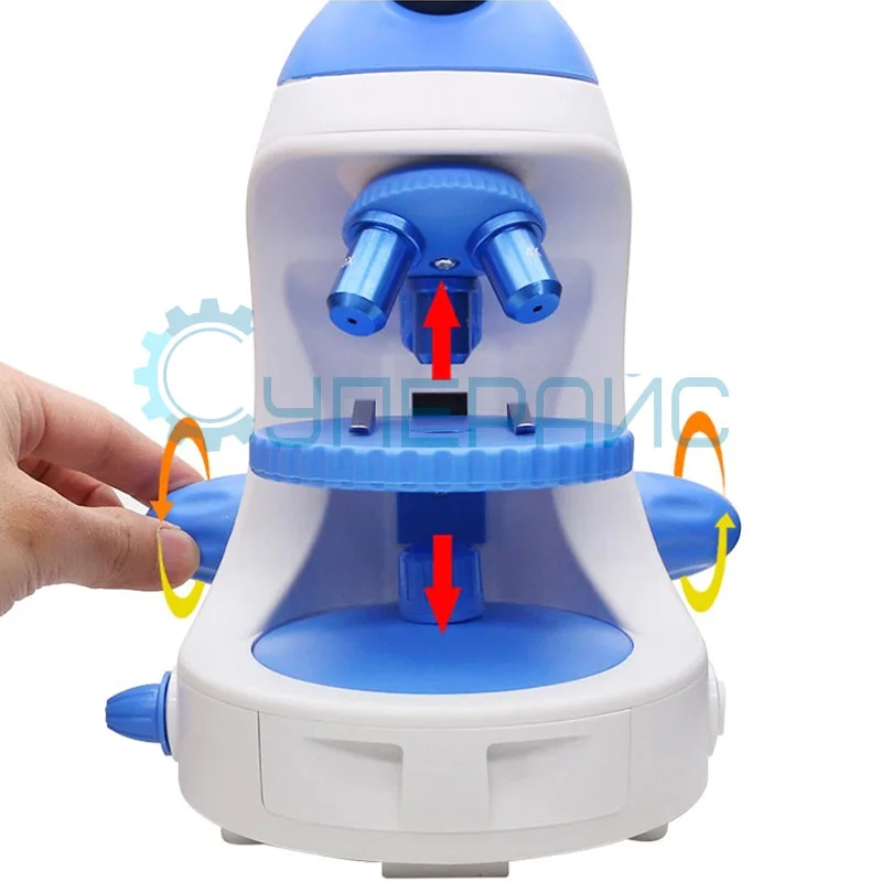 Биологический микроскоп Tikuo 2000х с адаптером для телефона фото 5