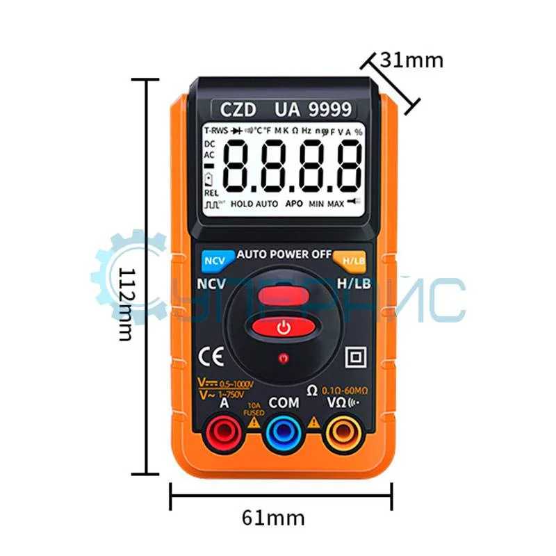 Цифровой мультиметр CZD UA9999 фото 2