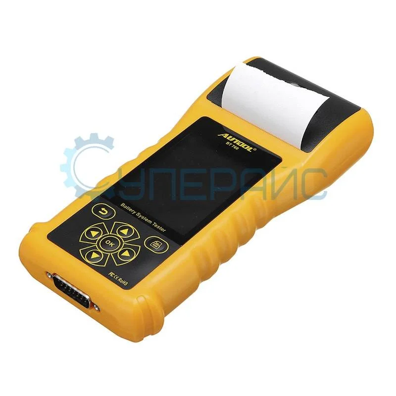 Тестер автомобильных аккумуляторов AUTOOL BT760 с принтером фото 7