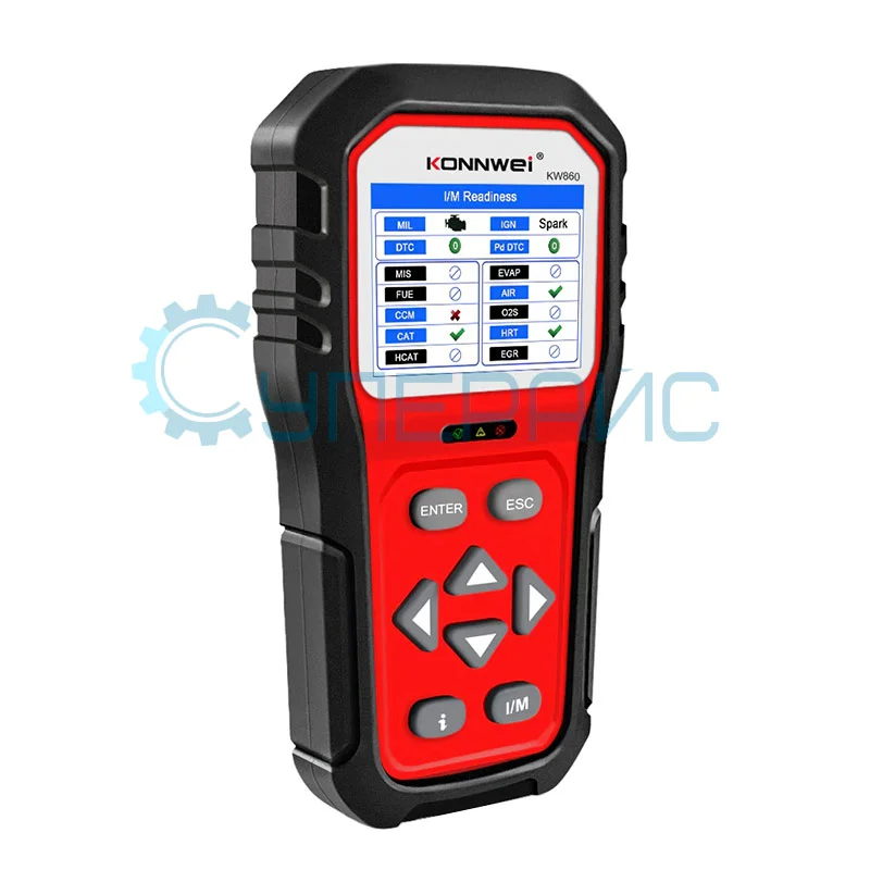 Портативный автосканер Konnwei KW860 фото 3