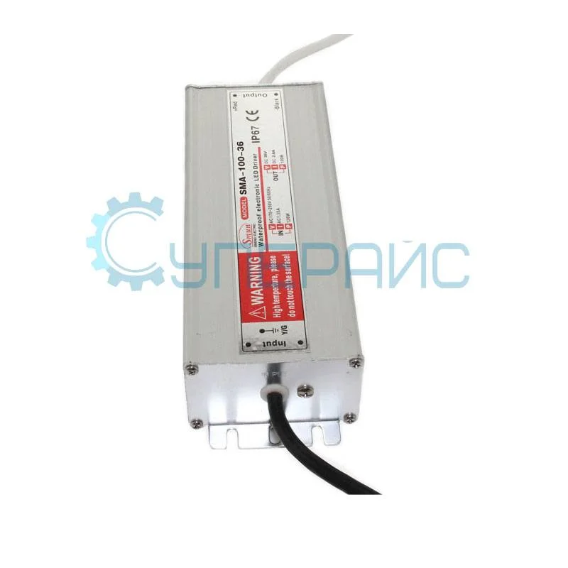 Влагозащищенный драйвер Smun SMA-100-36 (36 В, 2.8 А, 100 Вт) фото 1