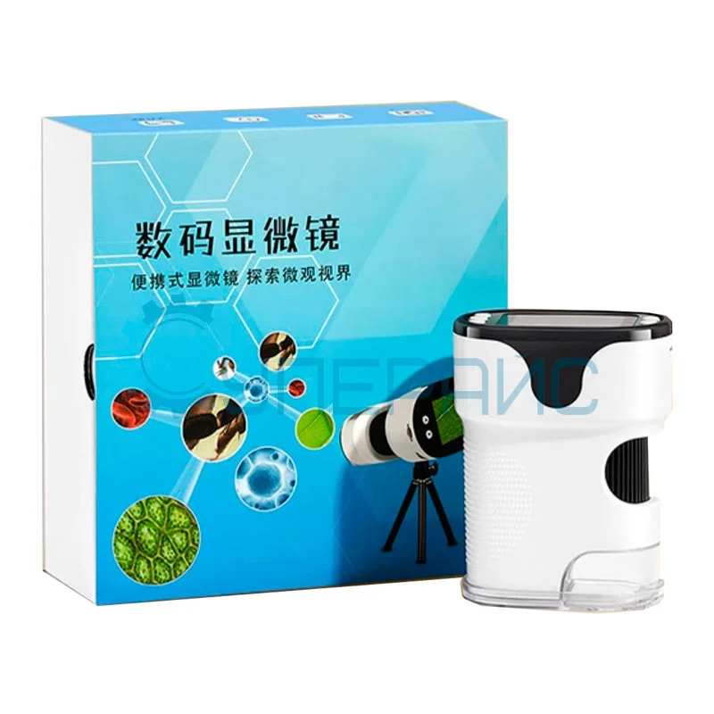 Детский цифровой микроскоп 1000X с экраном фото 2