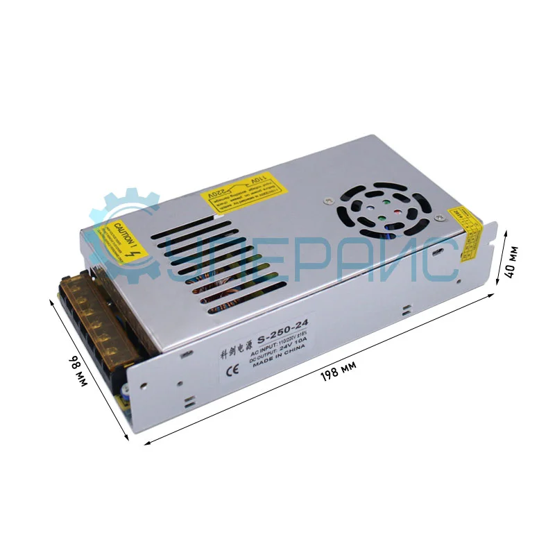 Блок питания Kejian S-250-24 (24В, 10А, 240Вт) фото 2
