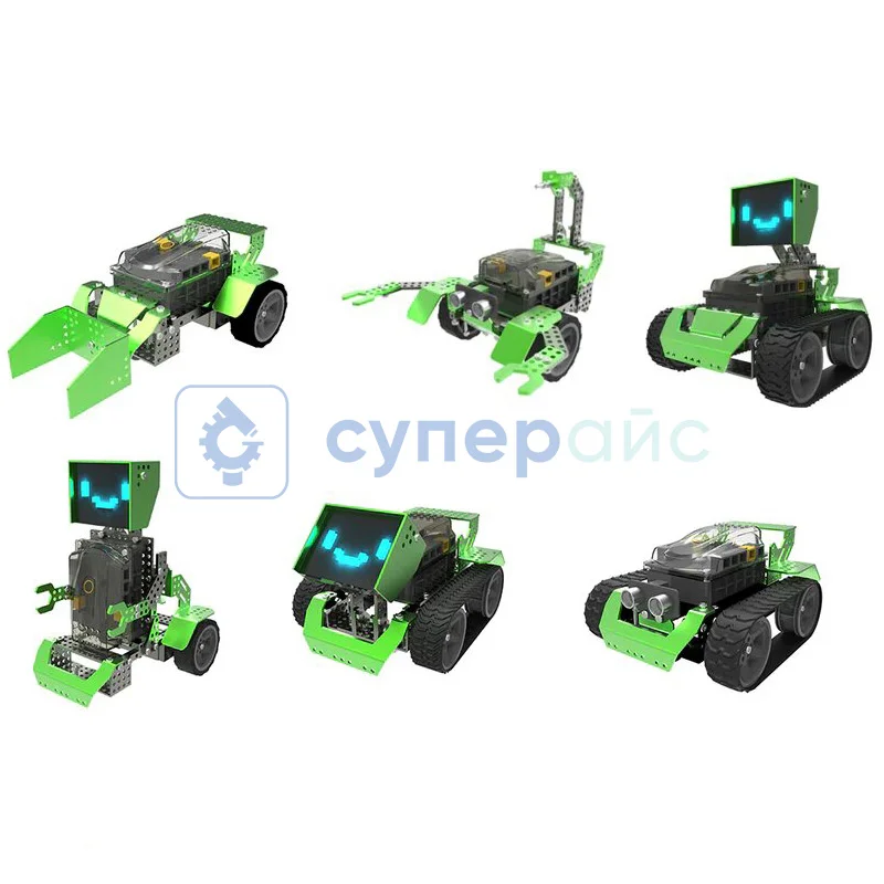 Программируемый колесный робот-конструктор Robobloq Qoopers 6 в 1 фото 1