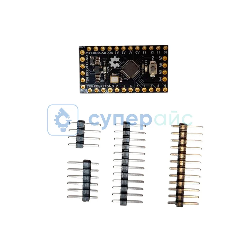 Arduino-совместимый контроллер Pro mini ATmega 168P 5В, 16МГц фото 3