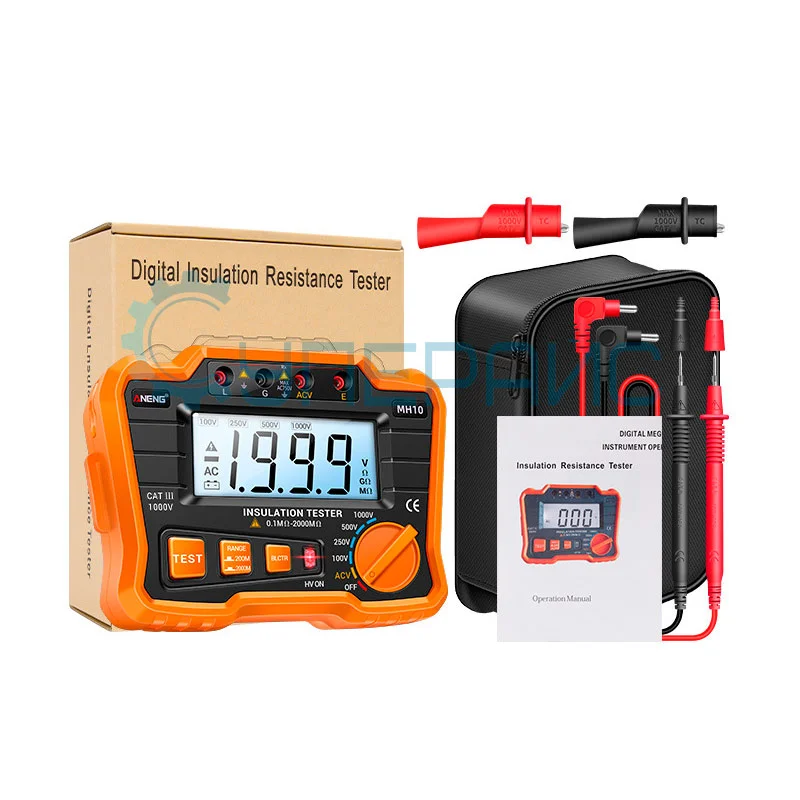 Мегаомметр цифровой ANENG MH10 фото 3