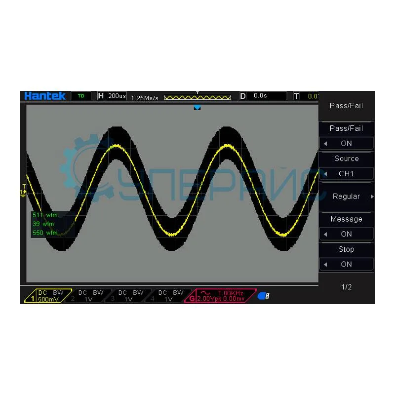 Запоминающий осциллограф Hantek DSO4204C (4 канала, 200 МГц) фото 15