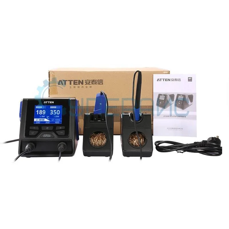Двухканальная паяльная станция ATTEN GT-6200 с термопинцетом фото 7