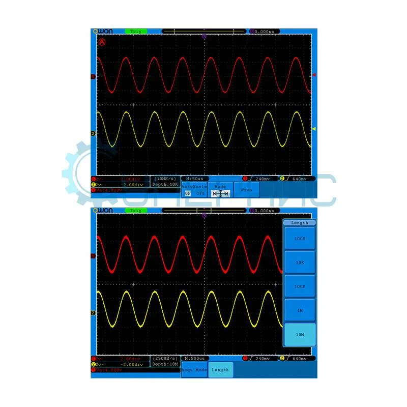 Цифровой осциллограф OWON SDS7102V с VGA выходом (2 канала, 100 МГц) фото 7