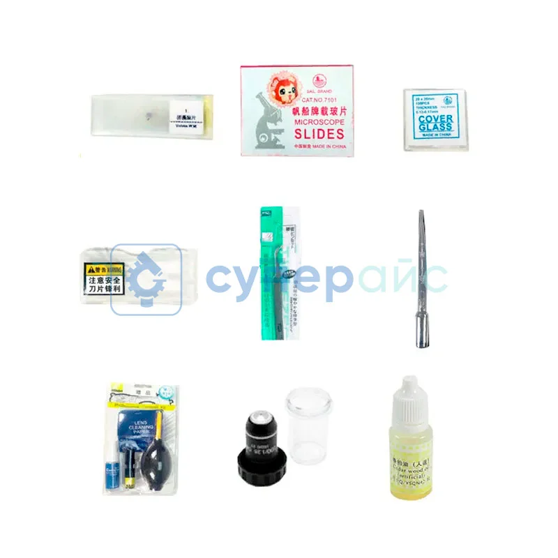 Биологический микроскоп Saike Digital SK2009H3S4 тринокулярный фото 14