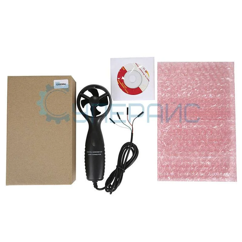 Цифровой крыльчатый анемометр Benetech GM8904 фото 2