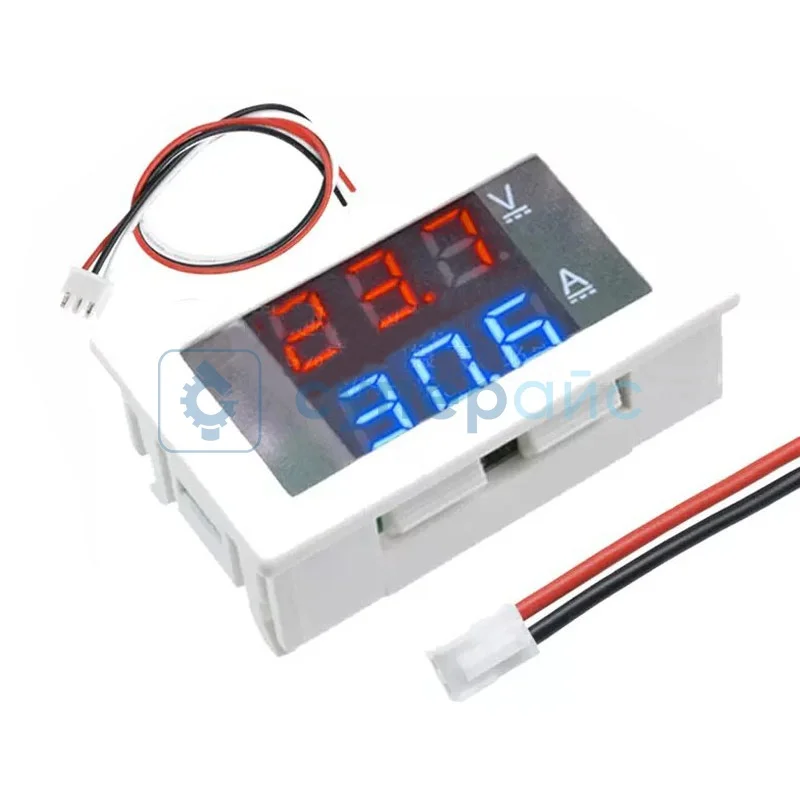 Электронная измерительная головка-амперметр DC0-100V/10A фото 1