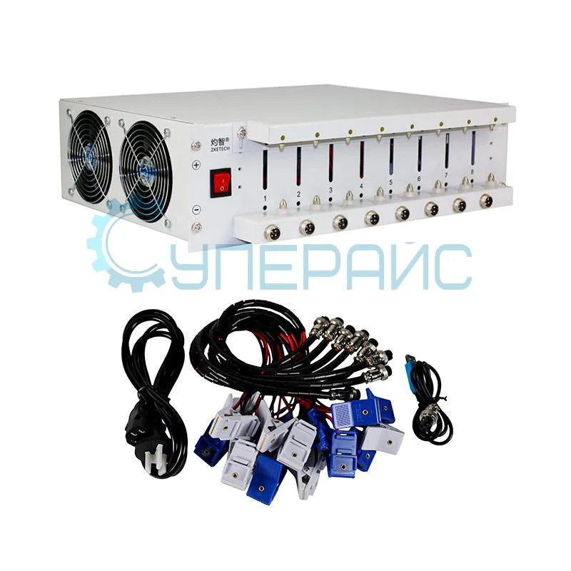 Электронная нагрузка ZKETECH EBC-X с держателем для батарей фото 1