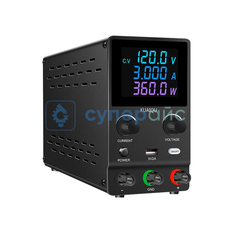 Цифровой источник питания KUAIQU SPPS-B1203D (120В, 3А) фото 2