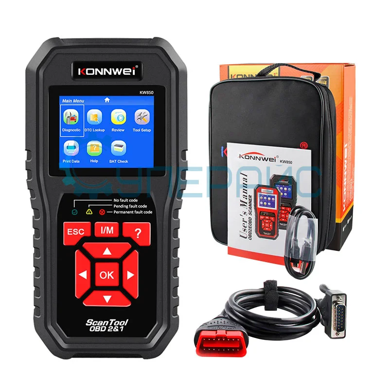 Автосканер Konnwei KW850 для диагностики автомобиля фото 5