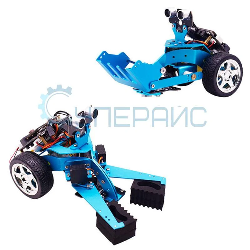 Робот-конструктор 3 в 1 Yahboom micro:bit HelloBot Basic version Lift and Clip pack фото 4